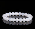 Natural White Agate Bracelet