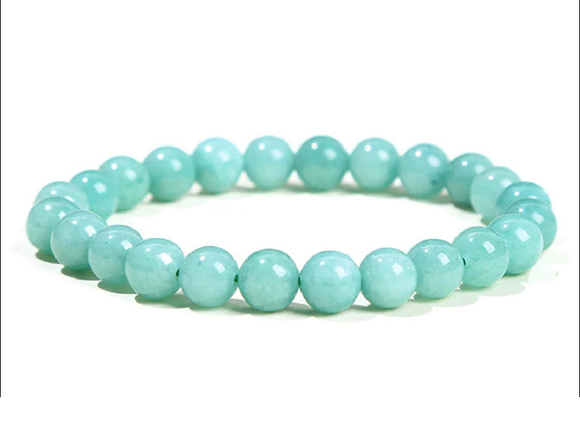 Elegant Light Green Stone Bracelet