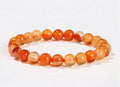 Natural  Red Agate (Carnelian) Bracelet