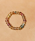 8mm Translucent Rainbow Crystal Bracelet
