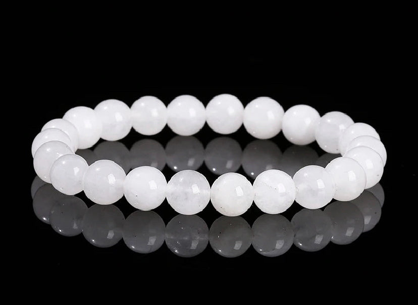 Snow White Quartz Bracelet