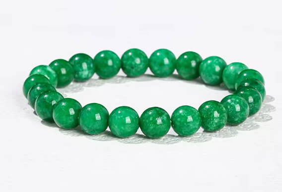 Green Chalcedony (Dyed) Bracelet